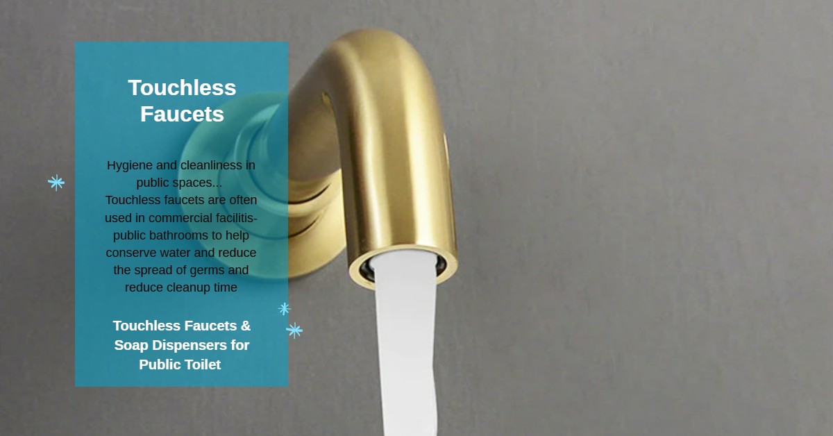 Gold Touchless Faucets
